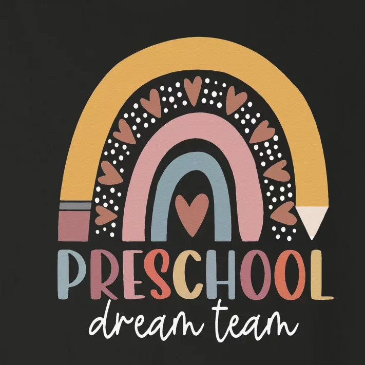 Preschool Dream Team Back To School Teacher  Gifts Toddler Long Sleeve Shirt