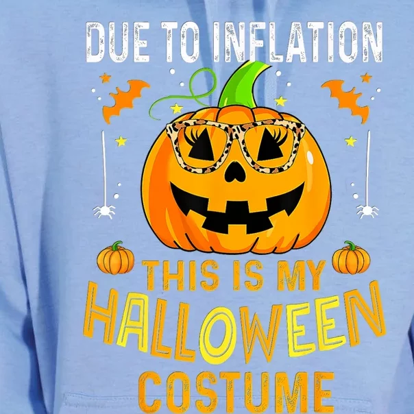 Pumpkin Due To Inflation This Is My Halloween Custome Unisex Surf Hoodie