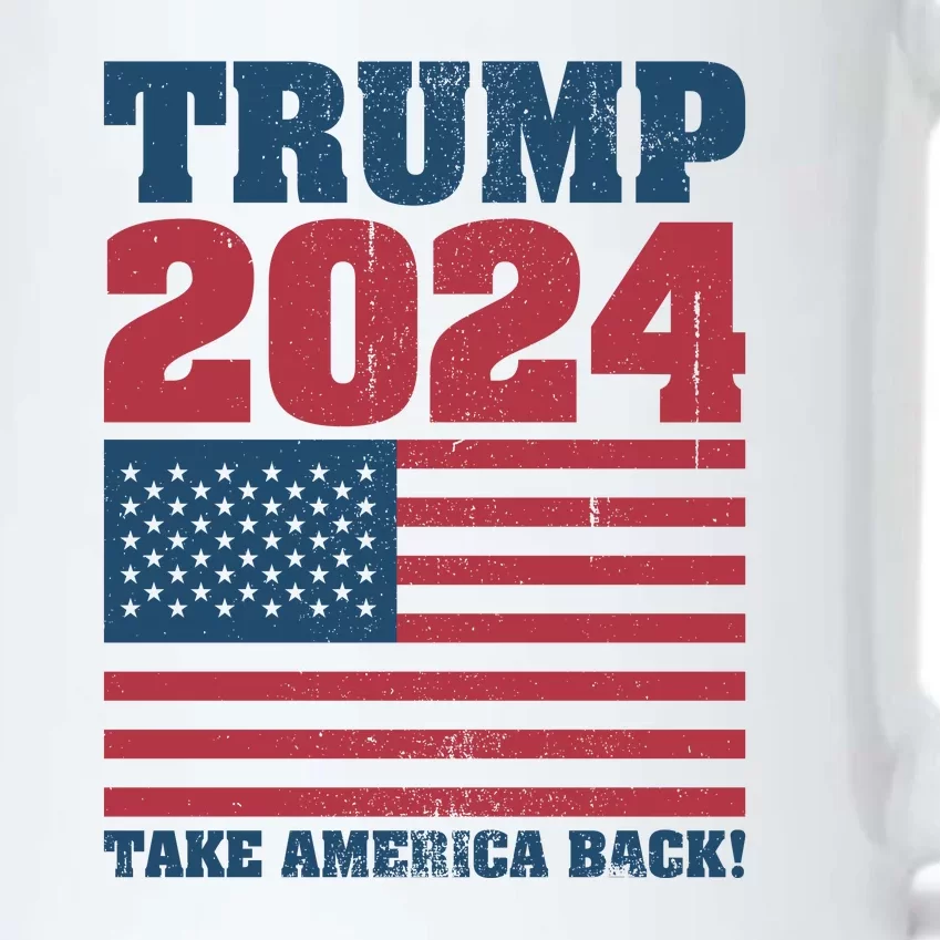 President Donald Trump 2024 Take America Back Black Color Changing Mug