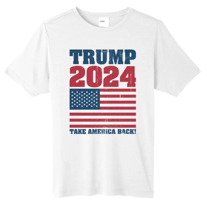 President Donald Trump 2024 Take America Back ChromaSoft Performance T-Shirt