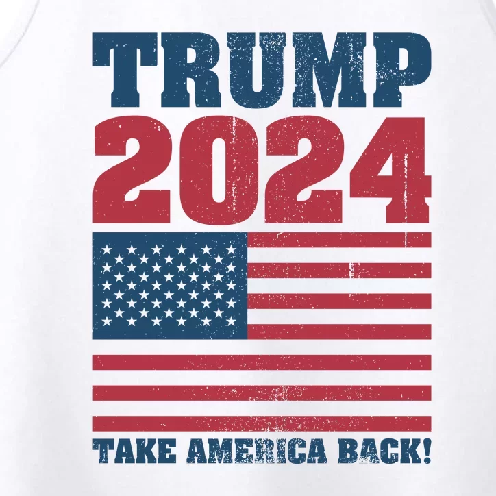 President Donald Trump 2024 Take America Back Performance Tank