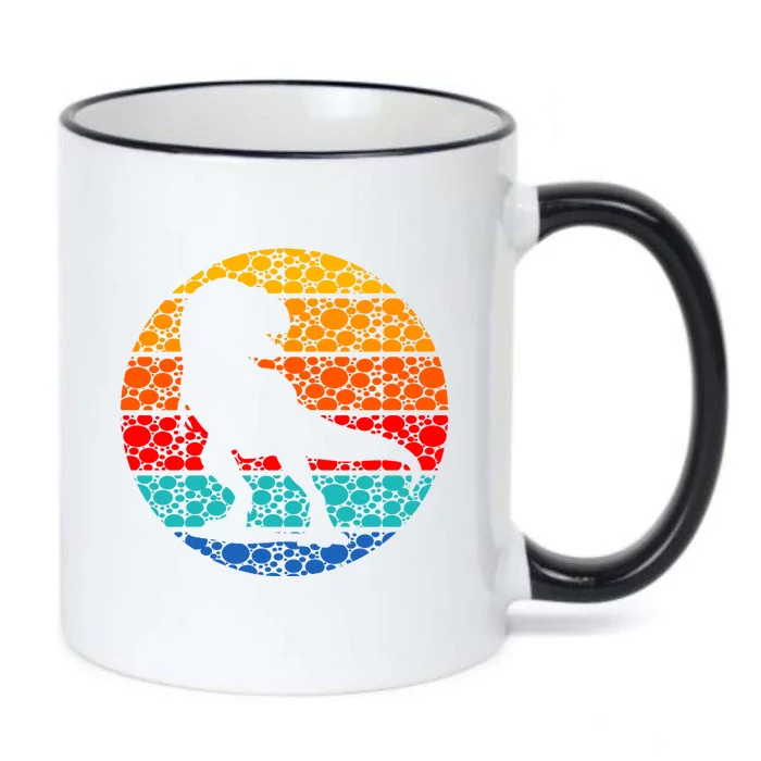 Polka Dots Trex International Dot Day Black Color Changing Mug