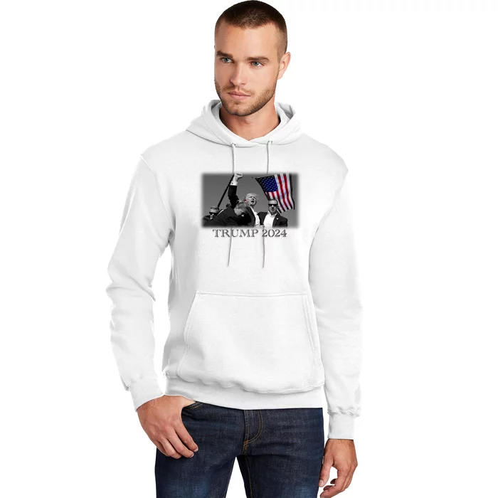 President Donald Trump 2024 Failed Attempt Usa Patriotic Hoodie