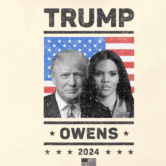 President Donald Trump And Vice President Candace Owens 2024 Zip Tote Bag