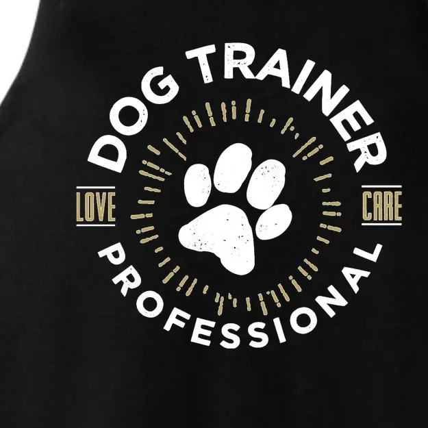 Professional Dog Trainer Long Sleeve Ladies Tri-Blend Wicking Tank