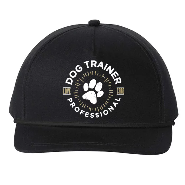 Professional Dog Trainer Long Sleeve Snapback Five-Panel Rope Hat