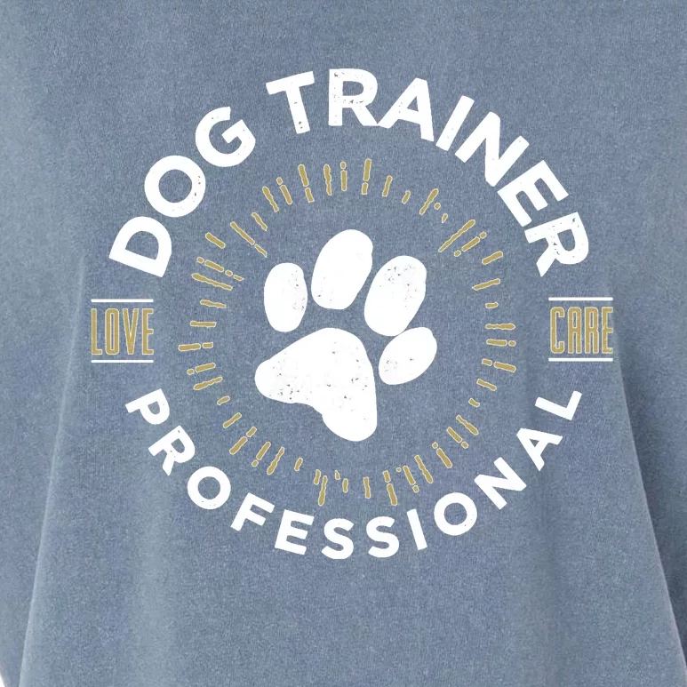 Professional Dog Trainer Long Sleeve Garment-Dyed Women's Muscle Tee