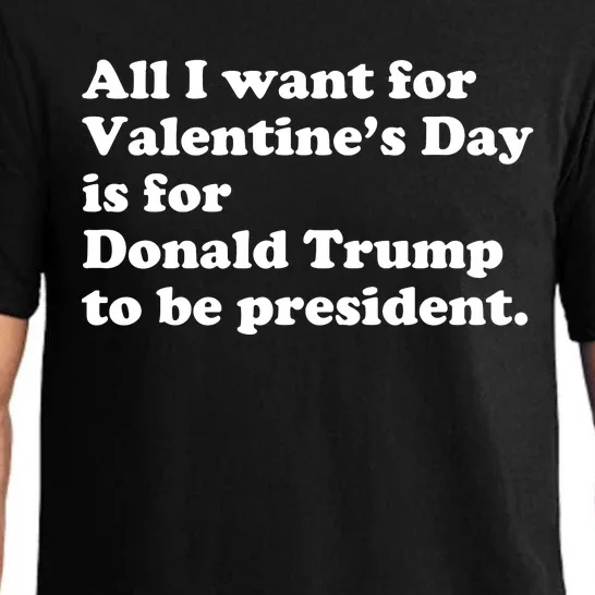 Pro Donald Trump President Funny Valentine Day Gag Gift Joke Pajama Set