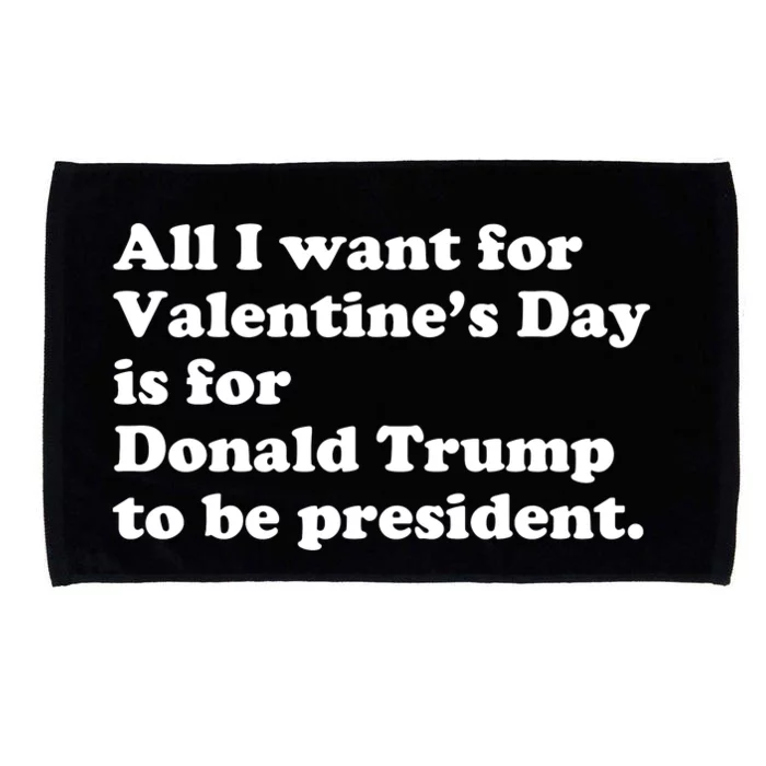 Pro Donald Trump President Funny Valentine Day Gag Gift Joke Microfiber Hand Towel