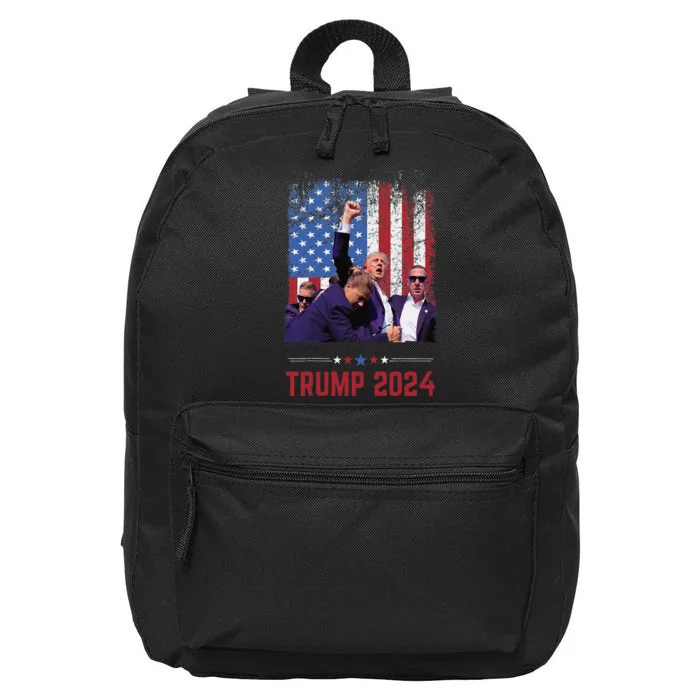 President Donald Trump 2024 Election Republican Pro Trump 16 in Basic Backpack