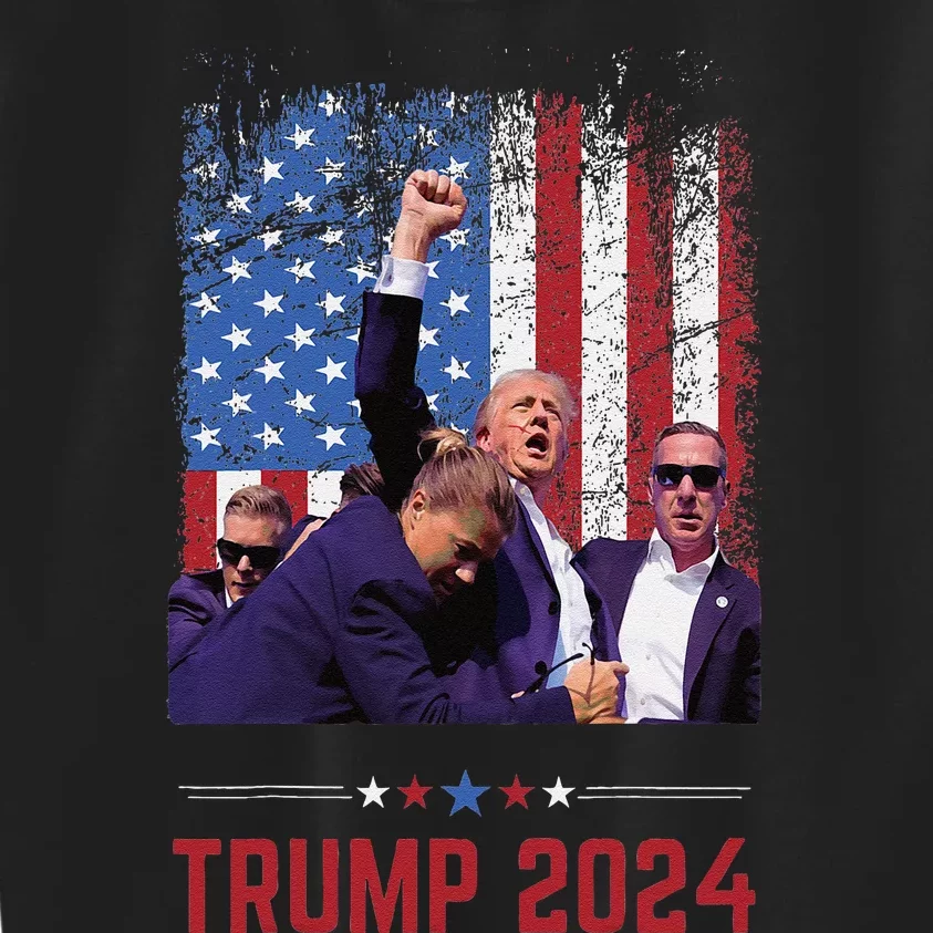 President Donald Trump 2024 Election Republican Pro Trump Kids Sweatshirt