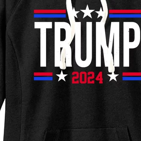 Pro Donald Trump 2024 Usa Election Women's Fleece Hoodie