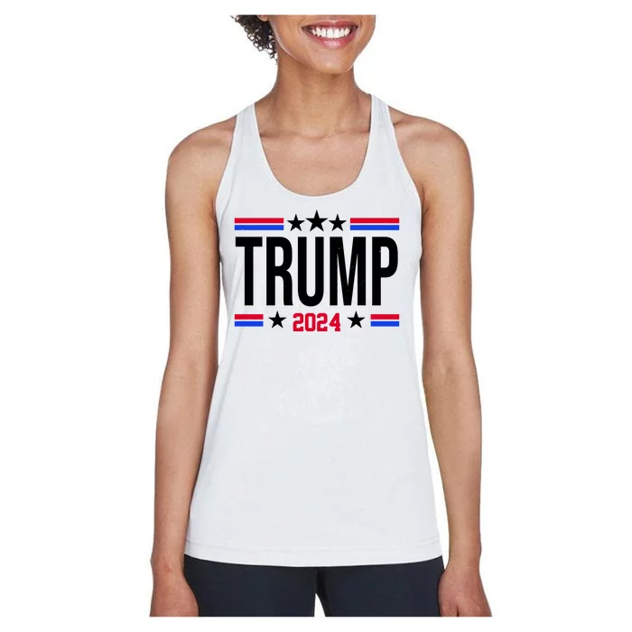 Pro Donald Trump 2024 Usa Election Women's Racerback Tank