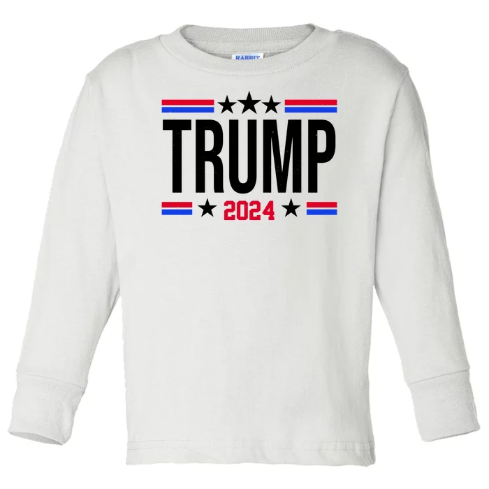 Pro Donald Trump 2024 Usa Election Toddler Long Sleeve Shirt