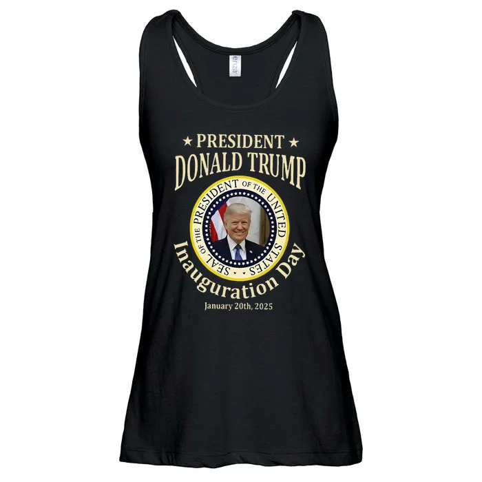 President Donald Trump 47th Inauguration Day 2025 20th Ladies Essential Flowy Tank