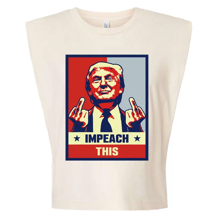 Pro Donald Trump Gifts Republican Conservative Impeach This Garment-Dyed Women's Muscle Tee