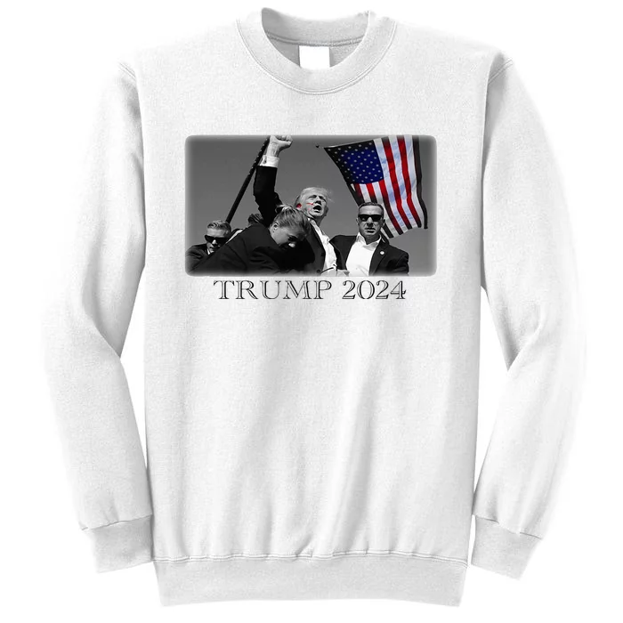 President Donald Trump 2024 Failed Attempt Usa Patriotic Sweatshirt