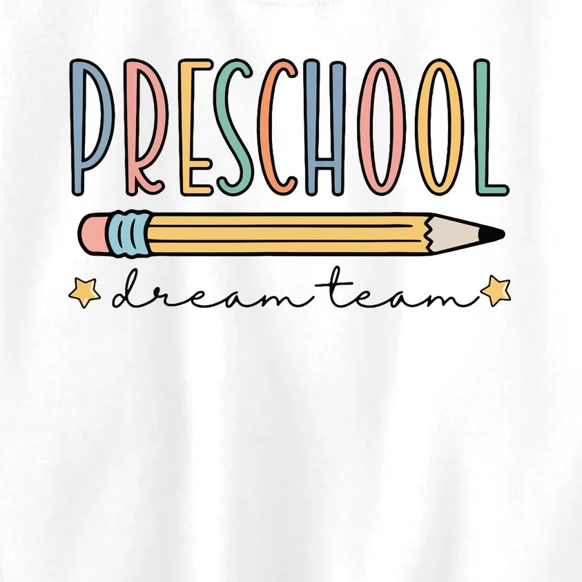 Preschool Dream Team Retro Back To School Teacher Student Kids Sweatshirt