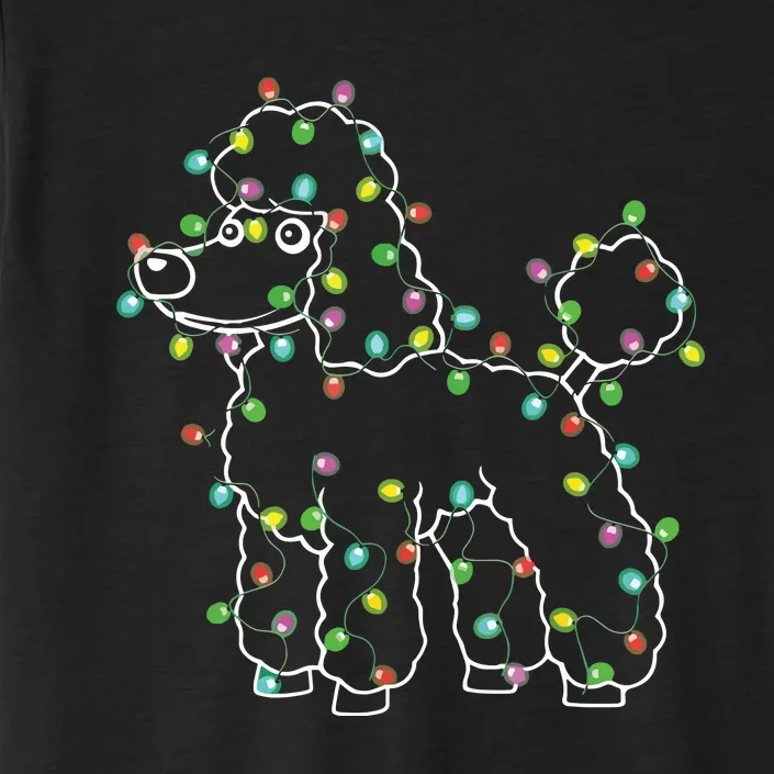 Poodle Dogs Tree Christmas Sweater Xmas Pet Animal Dog Gifts ChromaSoft Performance T-Shirt