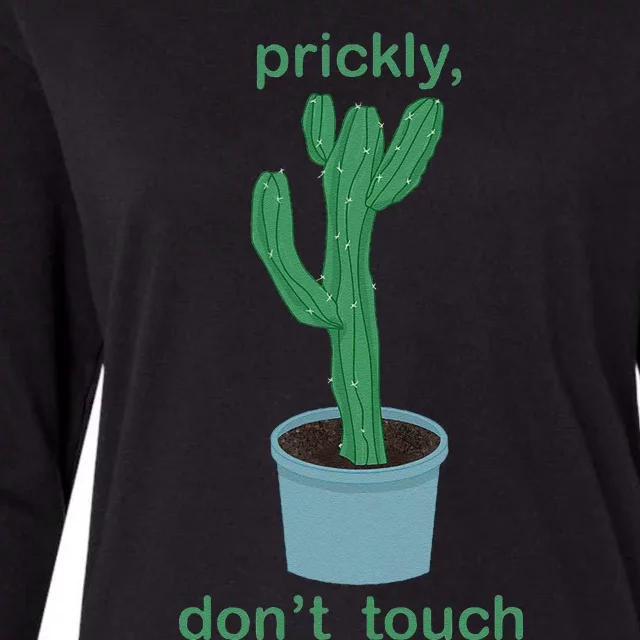 Prickly DonT Touch Womens Cotton Relaxed Long Sleeve T-Shirt