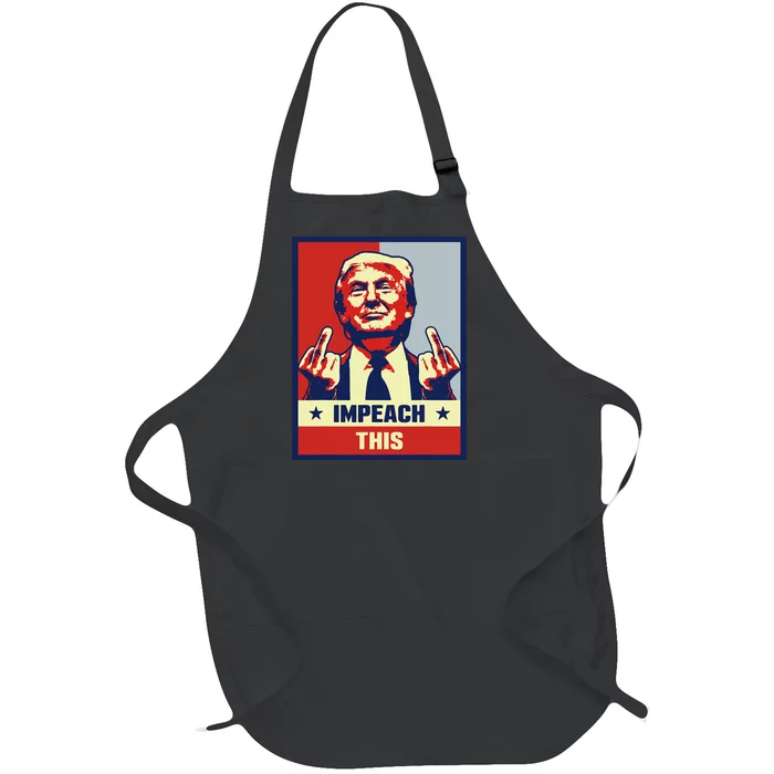 Pro Donald Trump Gifts Republican Conservative Impeach This Full-Length Apron With Pocket