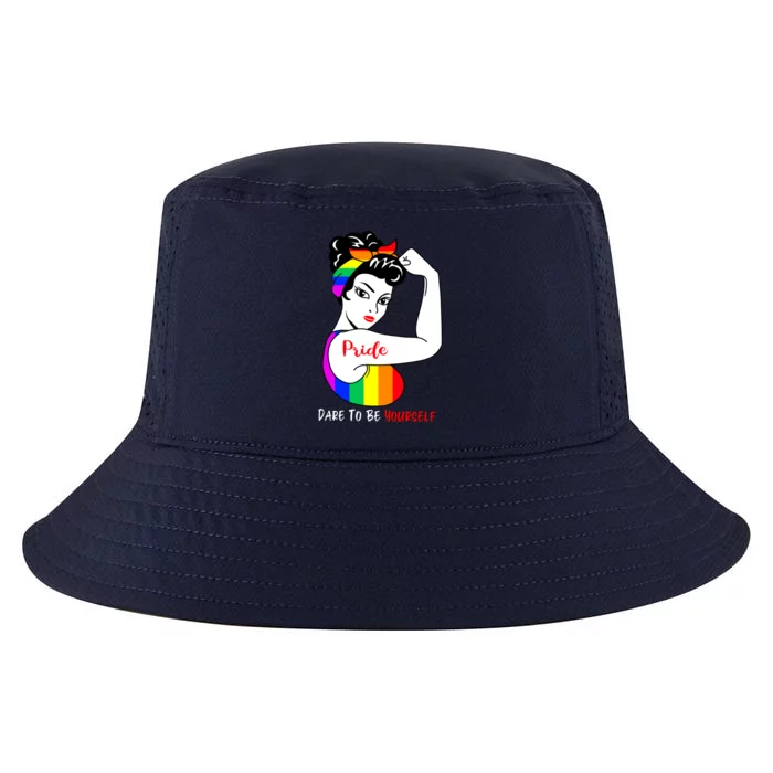 Pride Dare To Be Yourself Funny Lgbt Pride Funny Gift Cool Comfort Performance Bucket Hat