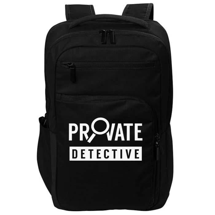 Private Detective Team Spy Investigator Observation Impact Tech Backpack