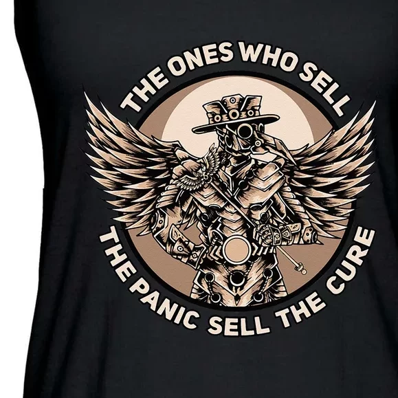 Plague Doctor The Ones Who Sell The Panic Sell The Cure Ladies Essential Flowy Tank