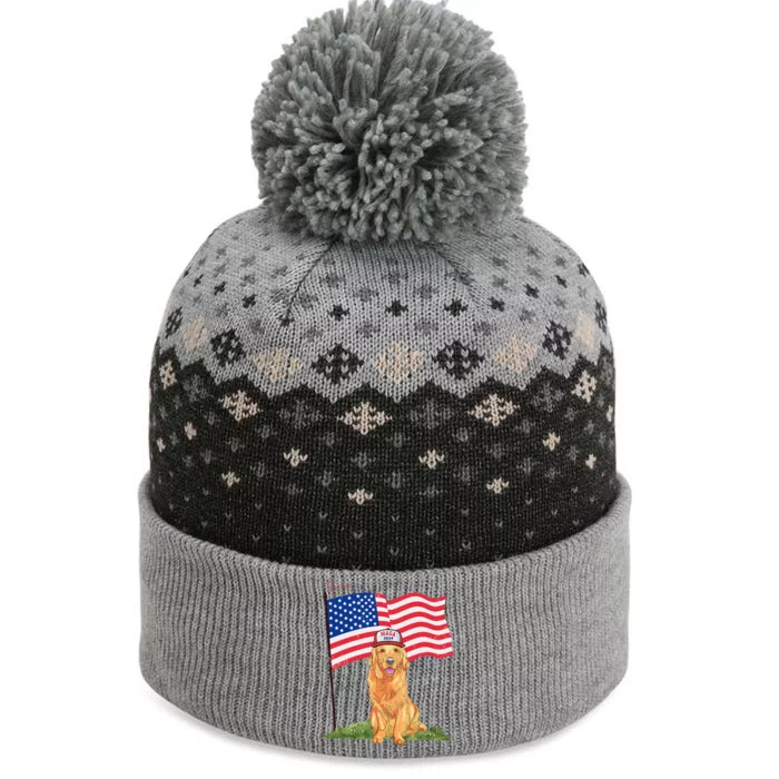 Preppy Donald Trump Election 2024 90s Preppy Republican The Baniff Cuffed Pom Beanie