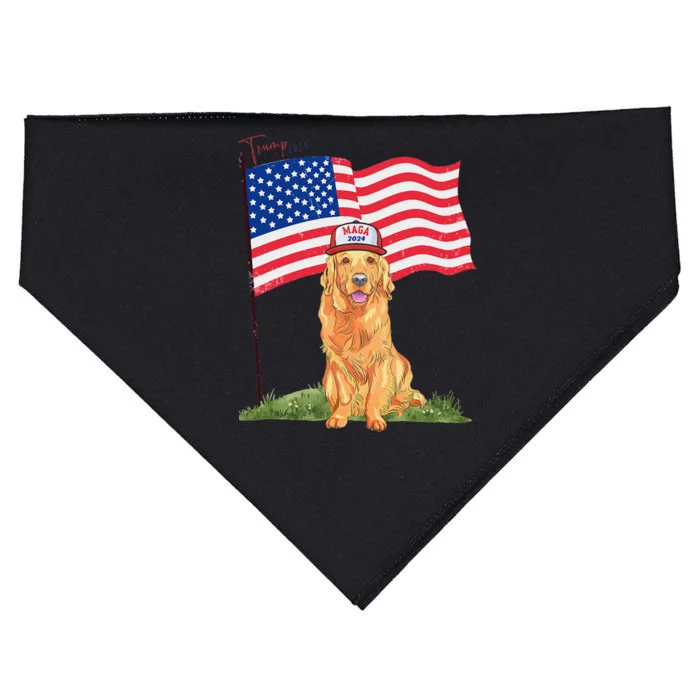 Preppy Donald Trump Election 2024 90s Preppy Republican USA-Made Doggie Bandana