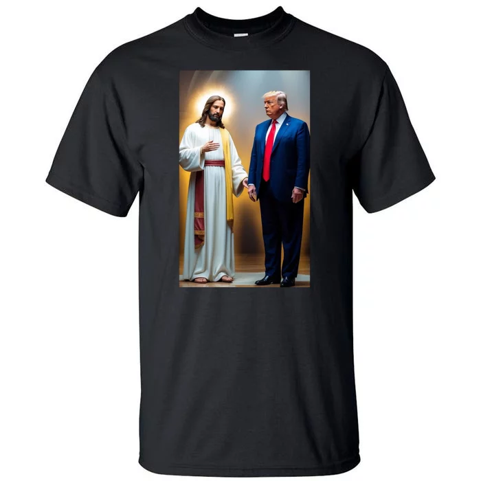 Pro Donald Trump Jesus Christianity Tall T-Shirt