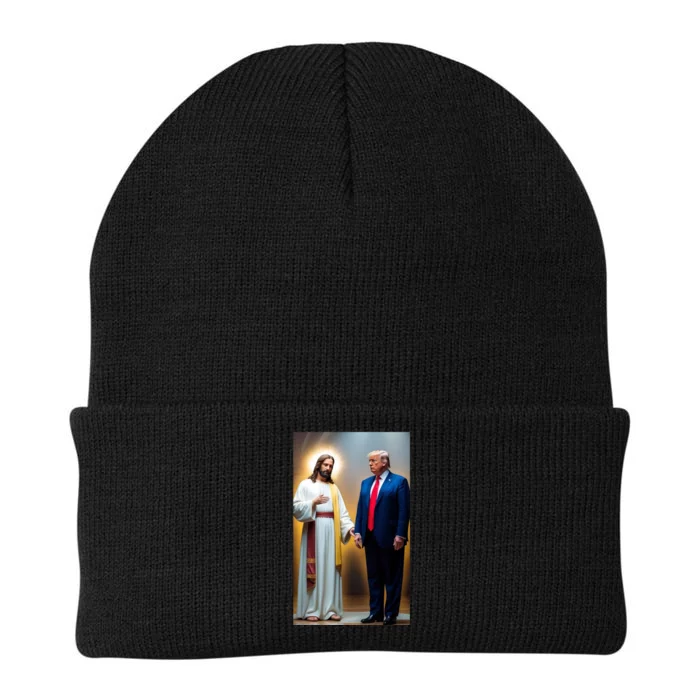 Pro Donald Trump Jesus Christianity Knit Cap Winter Beanie