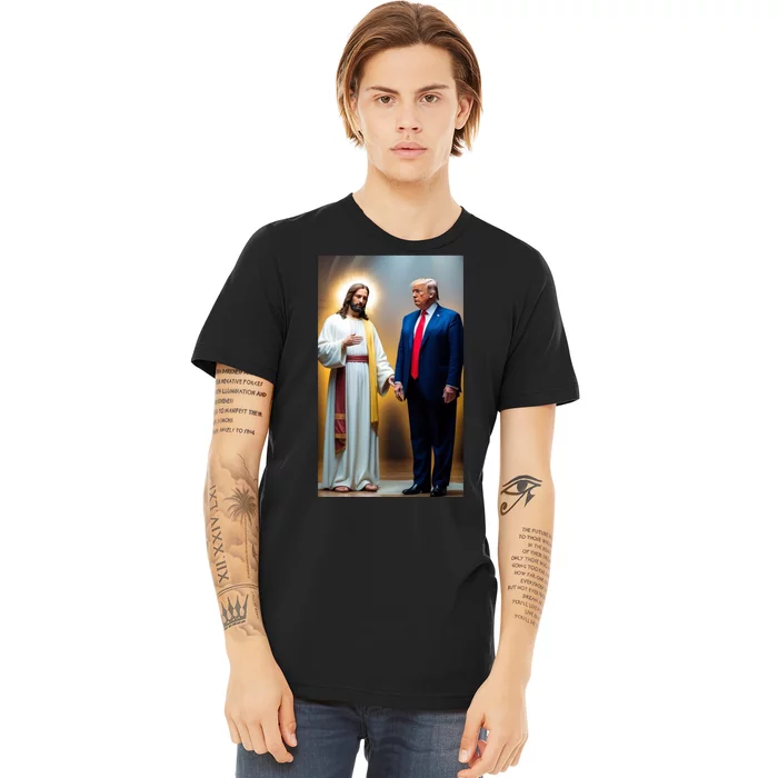 Pro Donald Trump Jesus Christianity Premium T-Shirt