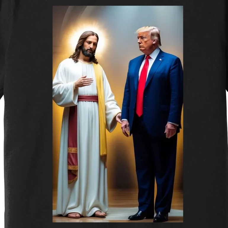 Pro Donald Trump Jesus Christianity Premium T-Shirt