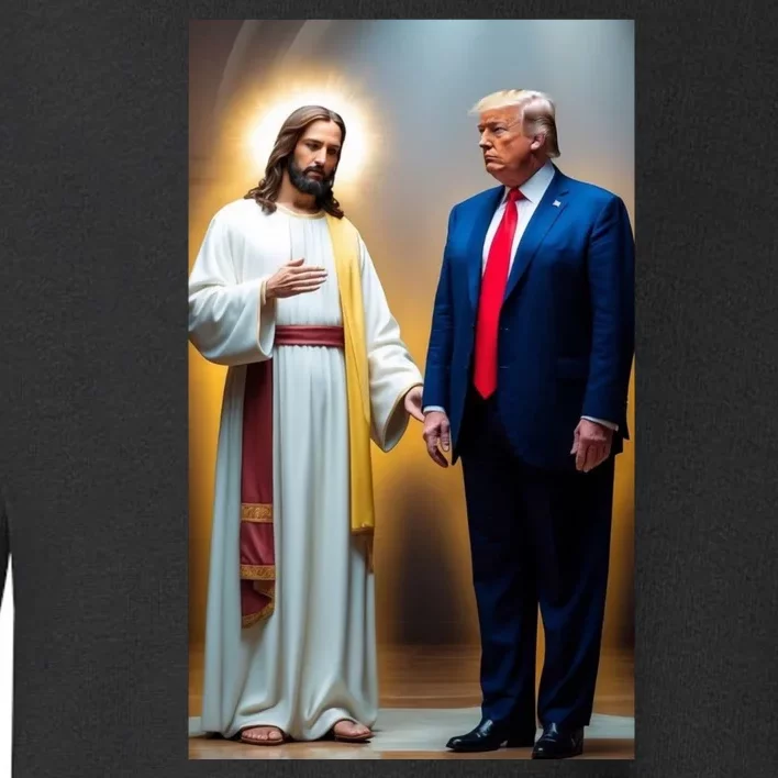 Pro Donald Trump Jesus Christianity Toddler Sweatshirt