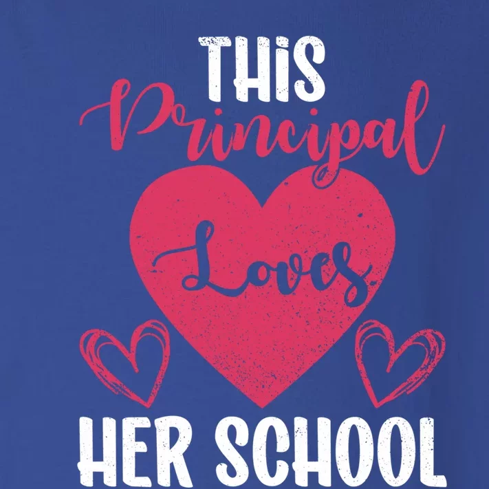 Principals Day This Principal Loves Her School Principal Day Gift Toddler Long Sleeve Shirt