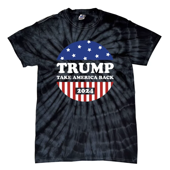 Donald Trump 2024 Presidential Tie-Dye T-Shirt