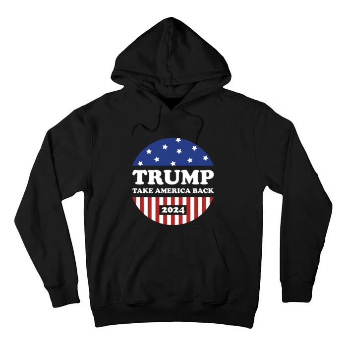 Donald Trump 2024 Presidential Tall Hoodie