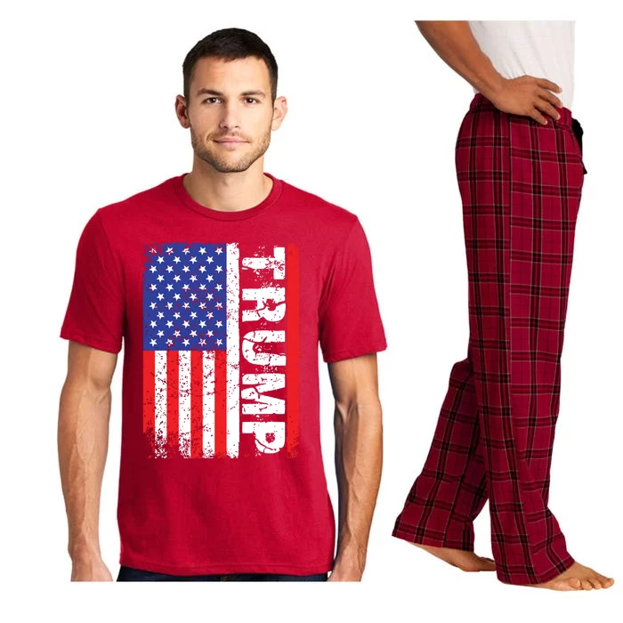 President Donald Trump 2020 Vintage Usa Flag Pajama Set