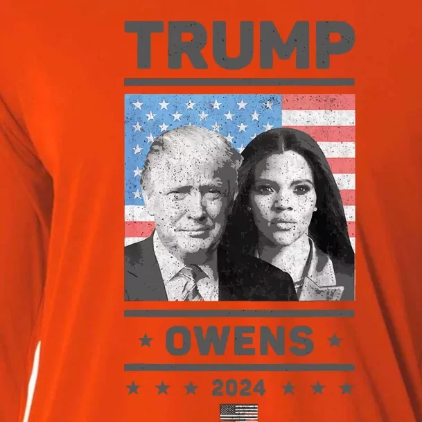 President Donald Trump And Vice President Candace Owens 2024 Cooling Performance Long Sleeve Crew