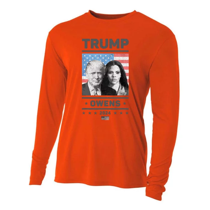 President Donald Trump And Vice President Candace Owens 2024 Cooling Performance Long Sleeve Crew