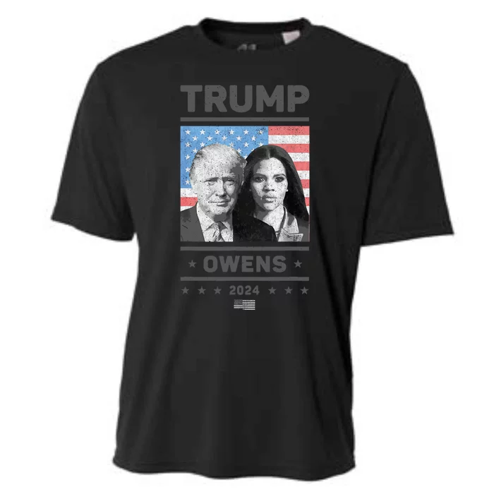 President Donald Trump And Vice President Candace Owens 2024 Cooling Performance Crew T-Shirt