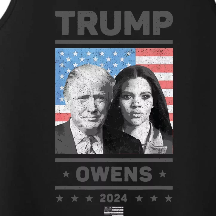 President Donald Trump And Vice President Candace Owens 2024 Performance Tank