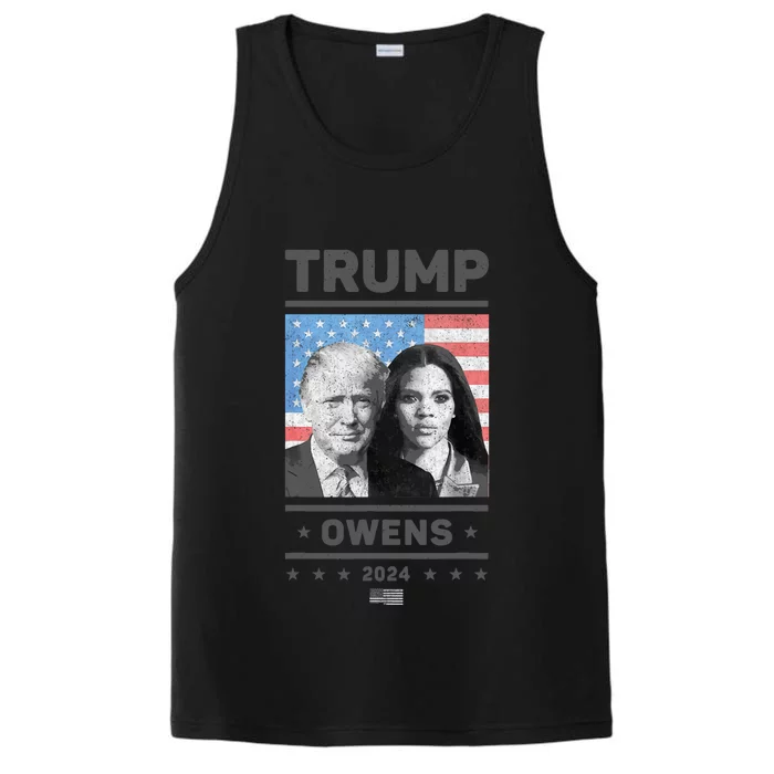 President Donald Trump And Vice President Candace Owens 2024 Performance Tank