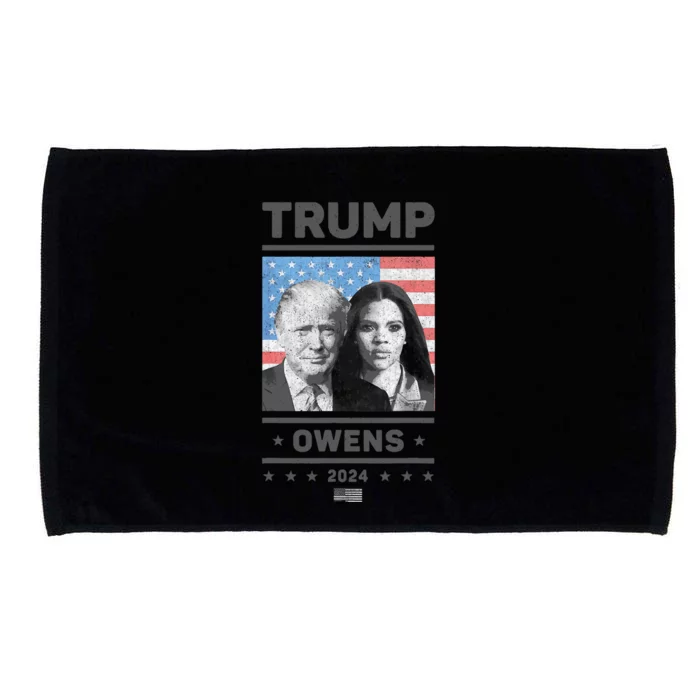 President Donald Trump And Vice President Candace Owens 2024 Microfiber Hand Towel