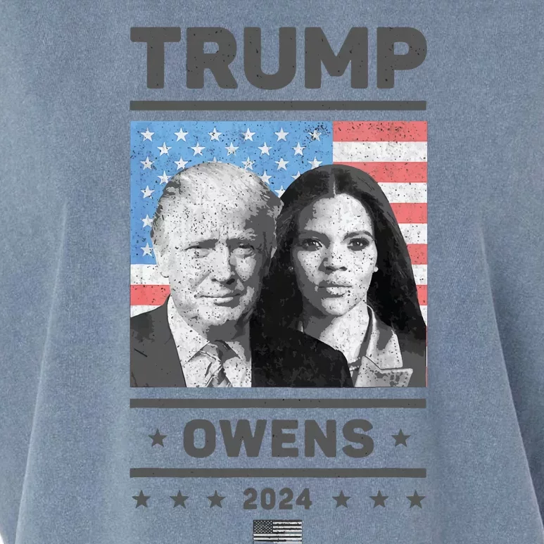 President Donald Trump And Vice President Candace Owens 2024 Garment-Dyed Women's Muscle Tee