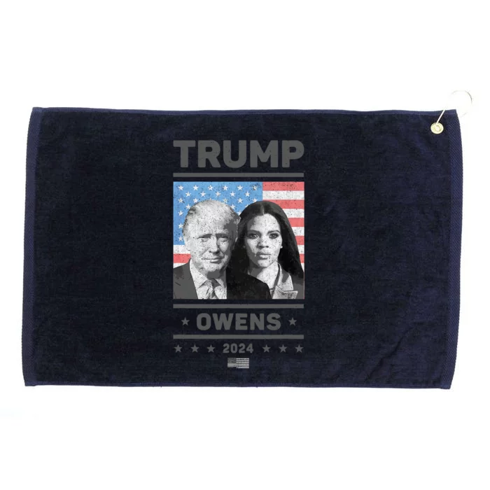 President Donald Trump And Vice President Candace Owens 2024 Grommeted Golf Towel