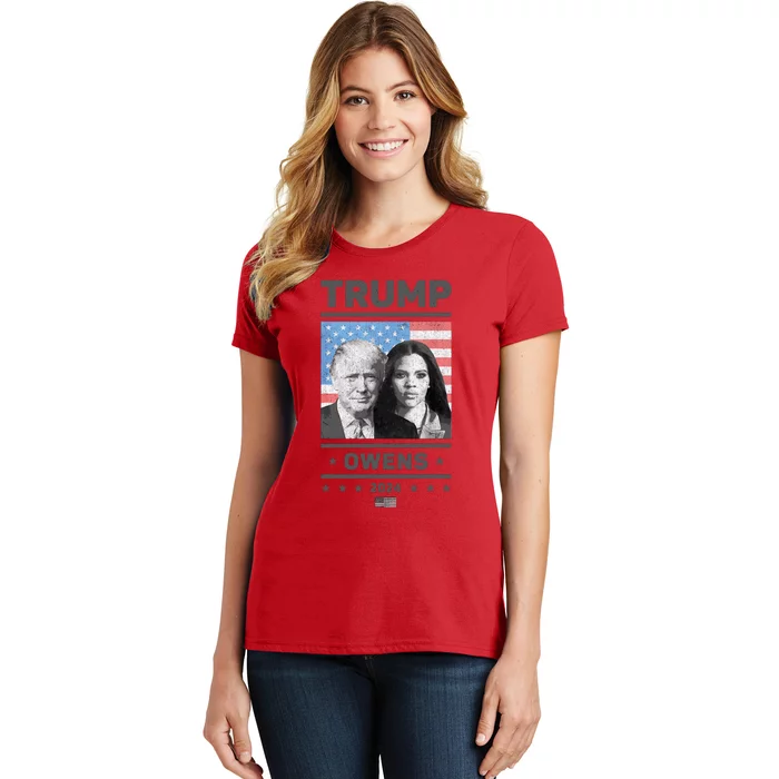 President Donald Trump And Vice President Candace Owens 2024 Women's T-Shirt