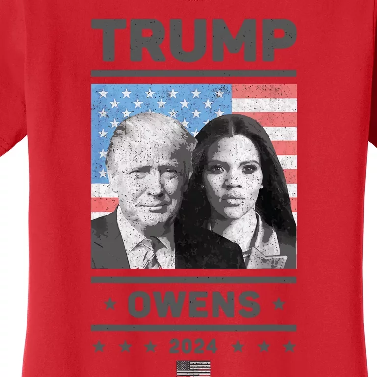 President Donald Trump And Vice President Candace Owens 2024 Women's T-Shirt