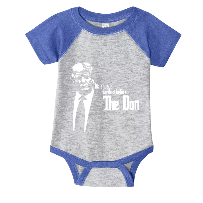 President Donald Trump The Don Funny Political 2024 Infant Baby Jersey Bodysuit